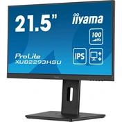 Iiyama ProLite XUB2293HSU-B7 monitor - 21,5" FHD IPS 100Hz, pivot, elfordítható, állítható magasságú, USB hub