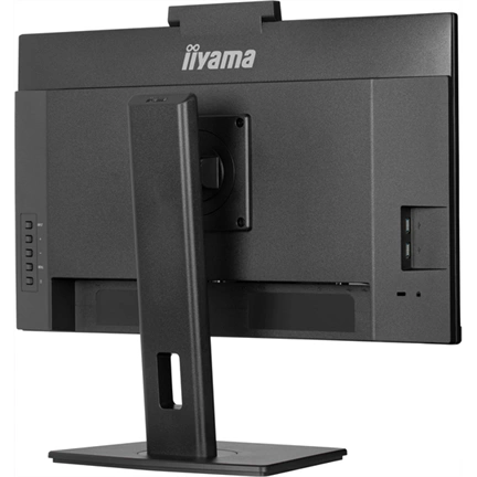 Iiyama ProLite XUB2490HSUH-B2 monitor - 23,8" FHD IPS, Windows Hello webkamera, állítható magasság, pivot