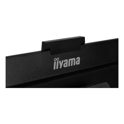 Iiyama ProLite XUB2490HSUH-B2 monitor - 23,8" FHD IPS, Windows Hello webkamera, állítható magasság, pivot
