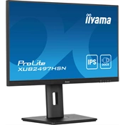 Iiyama ProLite XUB2497HSN-B2 monitor - 23,8" FHD IPS 100Hz, USB-C dokkoló, LAN, állítható magasság, pivot