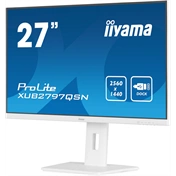 Iiyama ProLite XUB2797QSN-W2 monitor - 27" QHD IPS 100Hz, USB-C dokkoló, LAN, állítható magasság, pivot, fehér