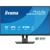 Iiyama ProLite XUB3297QSNP-B1 monitor - 32" QHD IPS 100Hz, USB-C dokkoló, KVM, állítható magasság, pivot