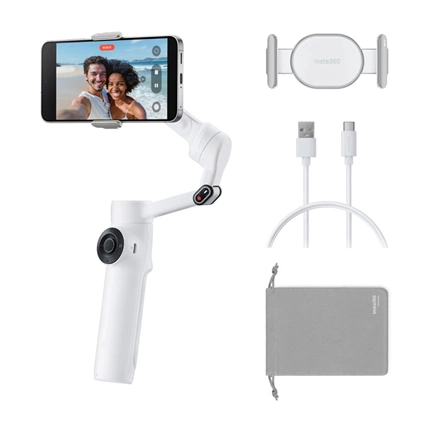 Insta360 Flow 2 AI Tracker Bundle (white)
