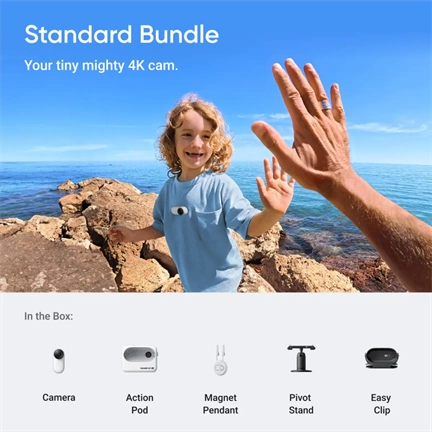 Insta360 GO 3S (128GB) akciókamera - Fehér