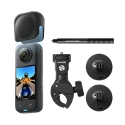 Insta360 X3 Motorcycle Edition akciókamera szett (Új verzió) - Fekete