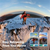Insta360 X4 akciókamera - Fekete