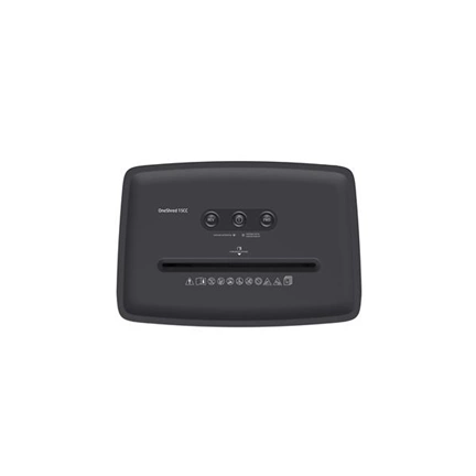 Iratmegsemmisítő, konfetti, 15 lap, HP "Oneshred 15CC", világosszürke