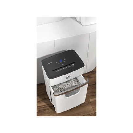 Iratmegsemmisítő, konfetti, 15 lap, HP "Oneshred 15CC", világosszürke