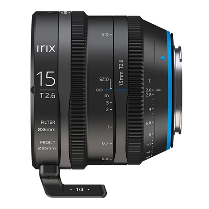 Irix Cine lens 15mm T2.6 for PL-mount Metric Irix Cine lens 15mm T2.6 for PL-mount Metric