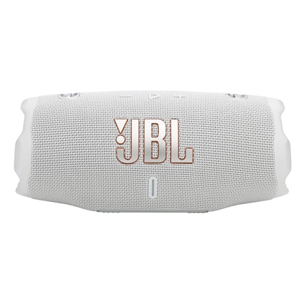 JBL Charge 6 hangszóró - Bluetooth, hordozható, vízálló, ütésálló, 45W, fehér