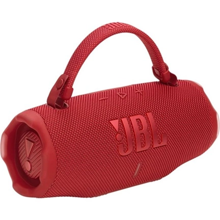 JBL Charge 6 hangszóró - Bluetooth, hordozható, vízálló, ütésálló, 45W, piros