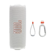 JBL Flip 7 hangszóró - Bluetooth, hordozható, vízálló, ütésálló, 25W, fehér