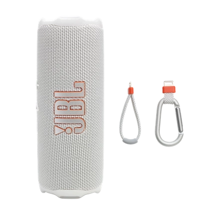 JBL Flip 7 hangszóró - Bluetooth, hordozható, vízálló, ütésálló, 25W, fehér
