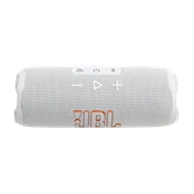 JBL Flip 7 hangszóró - Bluetooth, hordozható, vízálló, ütésálló, 25W, fehér