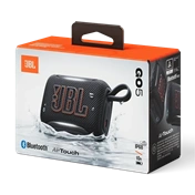 JBL Go 5 - ultra-hordozható IP68 vízálló, ütésálló Bluetooth-hangszóró - 4,8W, fekete