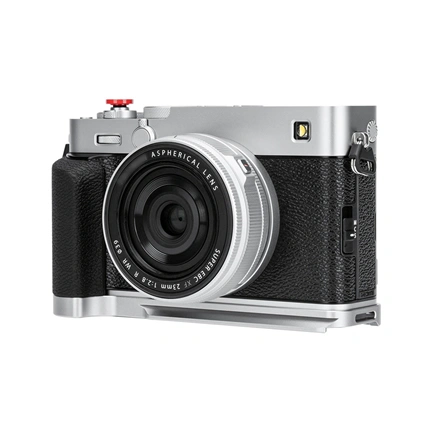 JJC Camera Hand Grip Silver for FUJI X E5