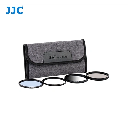 JJC Filter Pouch holds 4 filters up to 58mm