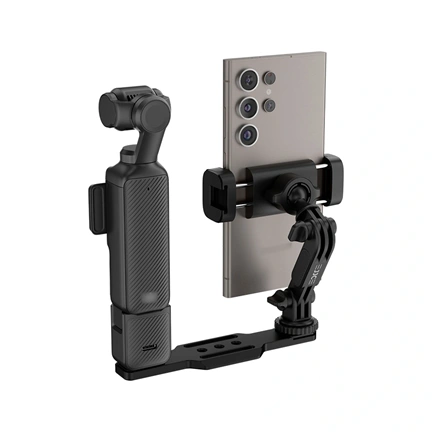 JJC HG-UN1 okostelefon tartó és vakupapír hosszabbító készlet (DJI Osmo Pocket 4/3)