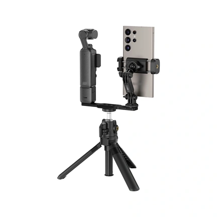 JJC HG-UN1 okostelefon tartó és vakupapír hosszabbító készlet (DJI Osmo Pocket 4/3)