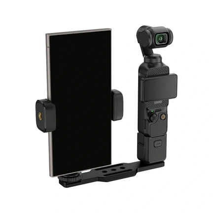 JJC HG-UN1 okostelefon tartó és vakupapír hosszabbító készlet (DJI Osmo Pocket 4/3)