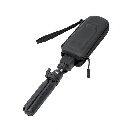 JJC HSCC-OP4S Fekete fényképezőgép-tok DJI Osmo Pocket 4/3 készülékhez