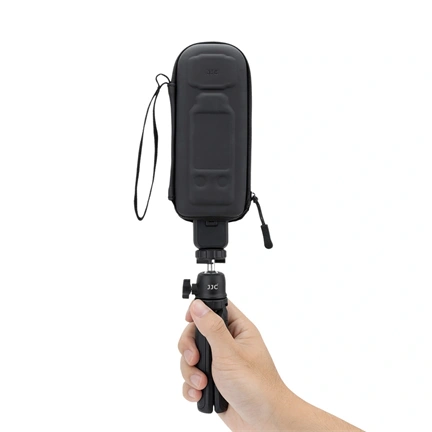 JJC HSCC-OP4S Fekete fényképezőgép-tok DJI Osmo Pocket 4/3 készülékhez