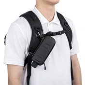 JJC HSCC-OP4S Fekete fényképezőgép-tok DJI Osmo Pocket 4/3 készülékhez