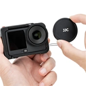 JJC LRR-OA6K2 Szilikon objektívvédő gyűrű és objektívsapka-készlet DJI Osmo Action 6-hoz