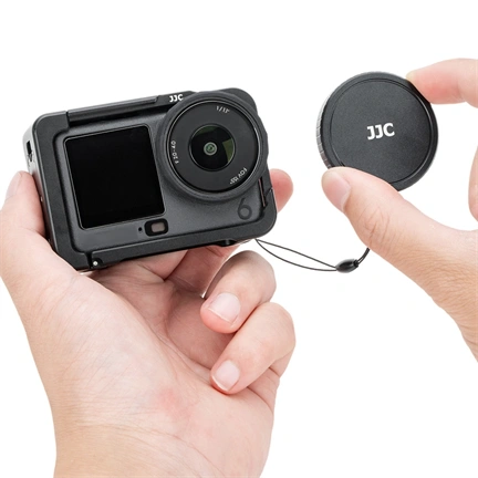 JJC LRR-OA6K2 Szilikon objektívvédő gyűrű és objektívsapka-készlet DJI Osmo Action 6-hoz