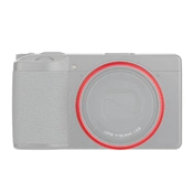 JJC Lens Decoration Ring for Ricoh GR III - Red