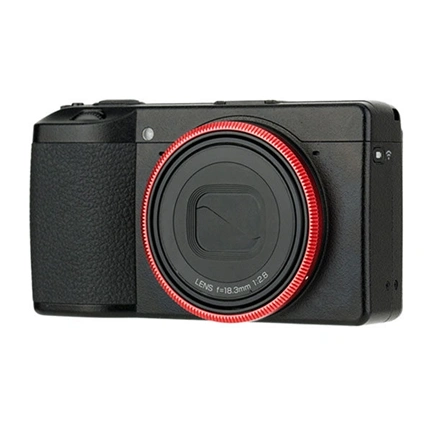 JJC Lens Decoration Ring for Ricoh GR III - Red