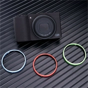 JJC Lens Decoration Ring for Ricoh GR IIIx - Red