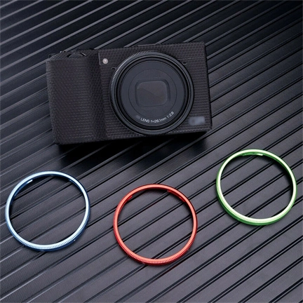 JJC Lens Decoration Ring for Ricoh GR IIIx - Red