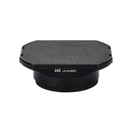 JJC Lens Hood & Adapter Ring Kit replaces Fujifilm LH-X100 & AR-X100 Black