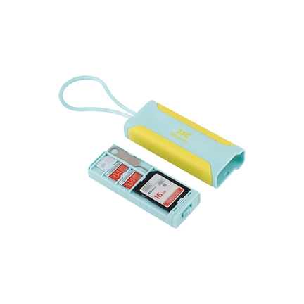 JJC Memory Card Case + USB 3.0 Card Reader 1xSD 2xmSD 1xNSIM