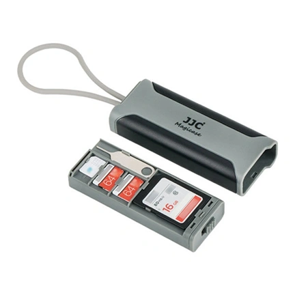 JJC Memory Card Case + USB 3.0 Card Reader 1xSD 2xmSD 1xNSIM