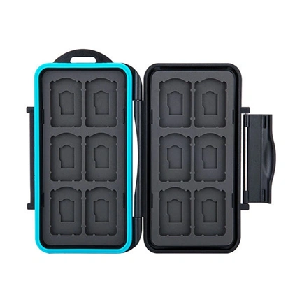 JJC Memory Card Case fits 12x NSW Game Card, 12x Micro SD