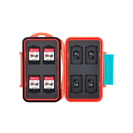 JJC Memory Card Case fits 8x NSW Game Card, 8x Micro SD