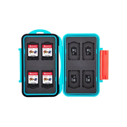 JJC Memory Card Case fits 8x NSW Game Card, 8x Micro SD