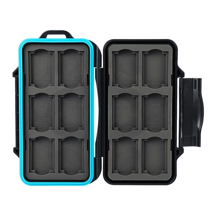 JJC Memory Card Case holds SD x 12, CFexpress Type A x 12