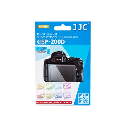JJC Optical Glass Screen Protector for Canon EOS 200D/250D/RP