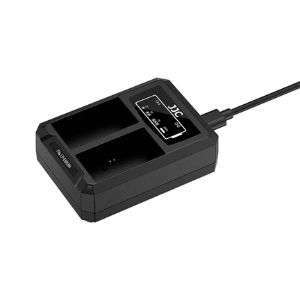 JJC USB Dual Battery Charger DCH-E6TC