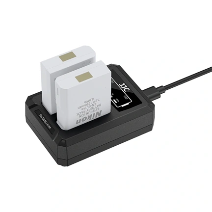 JJC USB Dual Battery Charger DCH-EL14TC