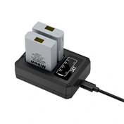 JJC USB Dual Battery Charger DCH-EL14TC
