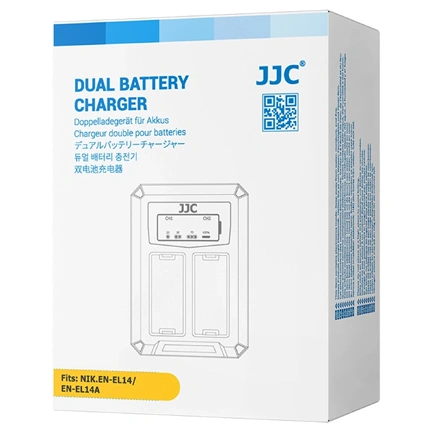JJC USB Dual Battery Charger DCH-EL14TC
