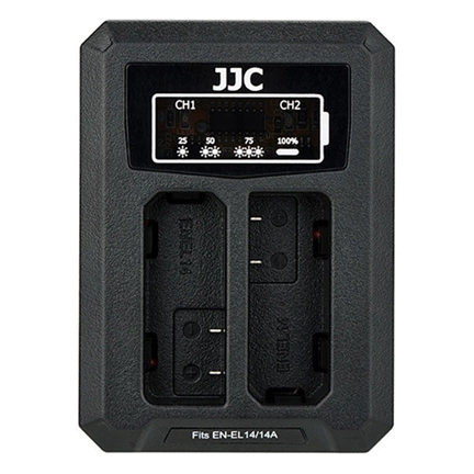 JJC USB Dual Battery Charger DCH-ENEL14A
