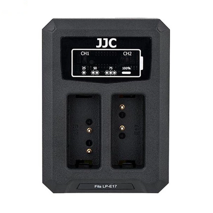 JJC USB Dual Battery Charger DCH-LPE17