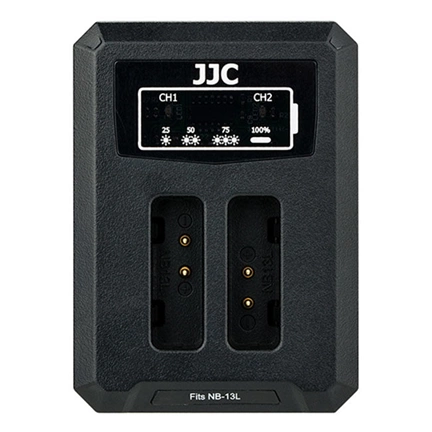 JJC USB Dual Battery Charger DCH-NB13L
