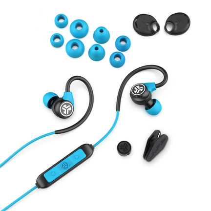 JLAB Fit Sport 3 Wireless Fitness Earbuds - Black/Blue