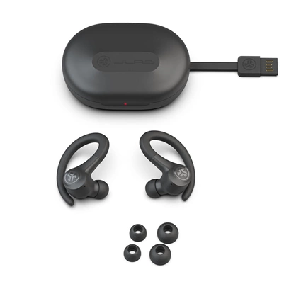 JLab Go Sport Plus True Wireless Earbuds - Graphite